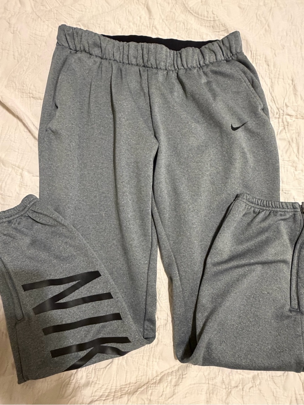 2 for$6✨Nike Men’s Gray Dri-FIT Jogger Pants, Size L